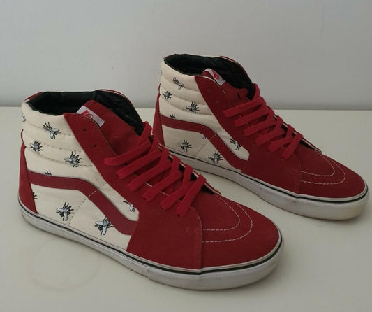 FW11 Supreme Vans SK8-Hi Pro Flies pack UK 9 US 10 EUR 43 Vintage burgundy