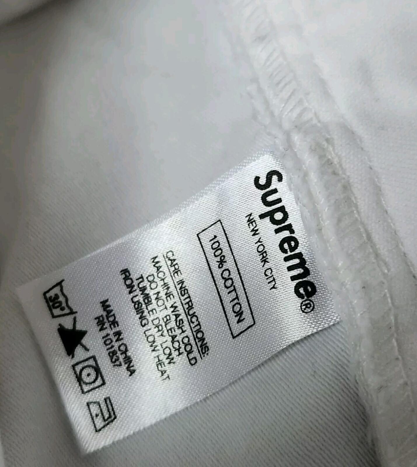 SS18 Supreme pantalón corto cargo talla 30 S Pequeño Pantalones cortos blancos
