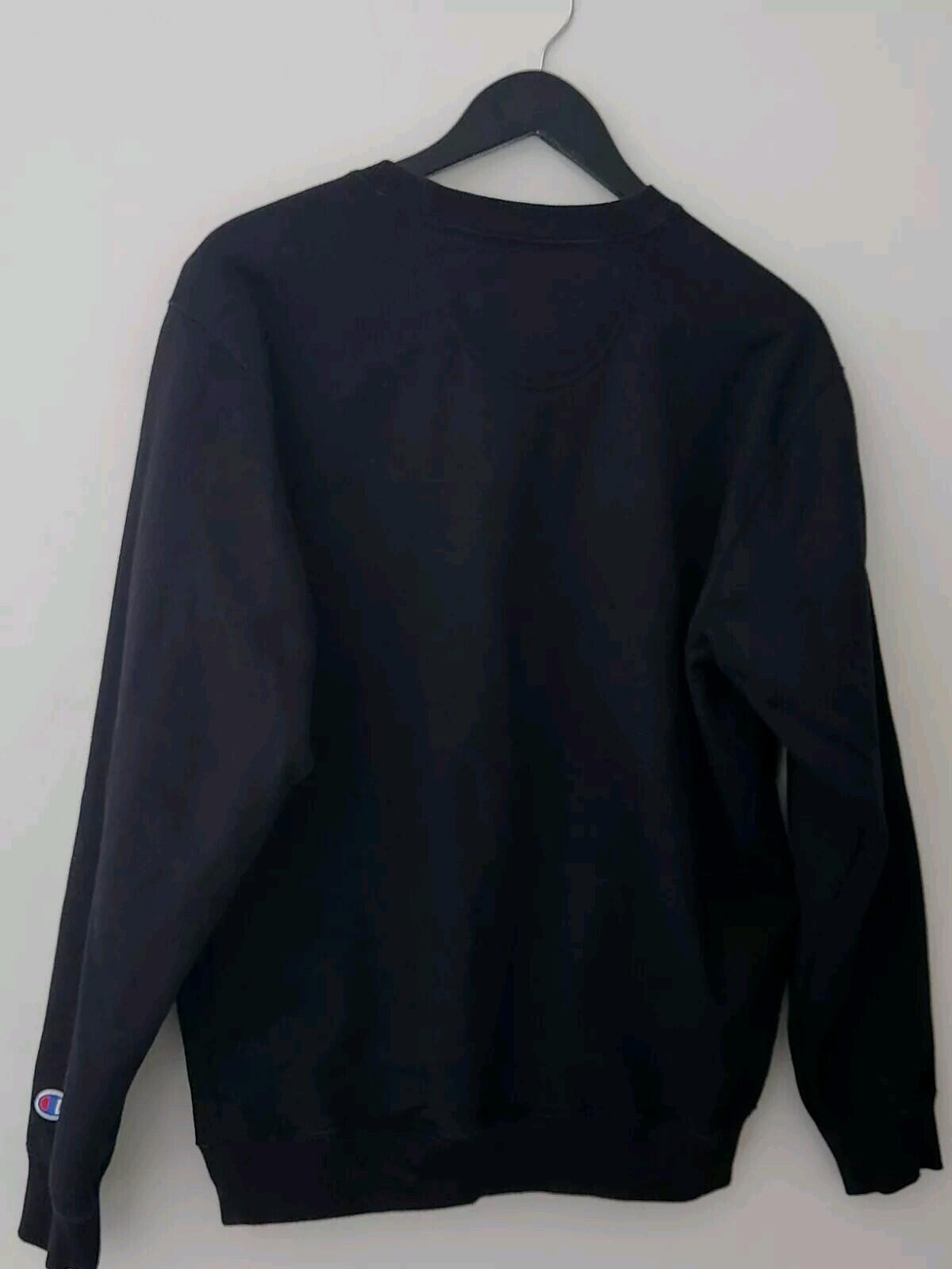 SS19 Supreme x Champion Chrome Crewneck Black Size M
