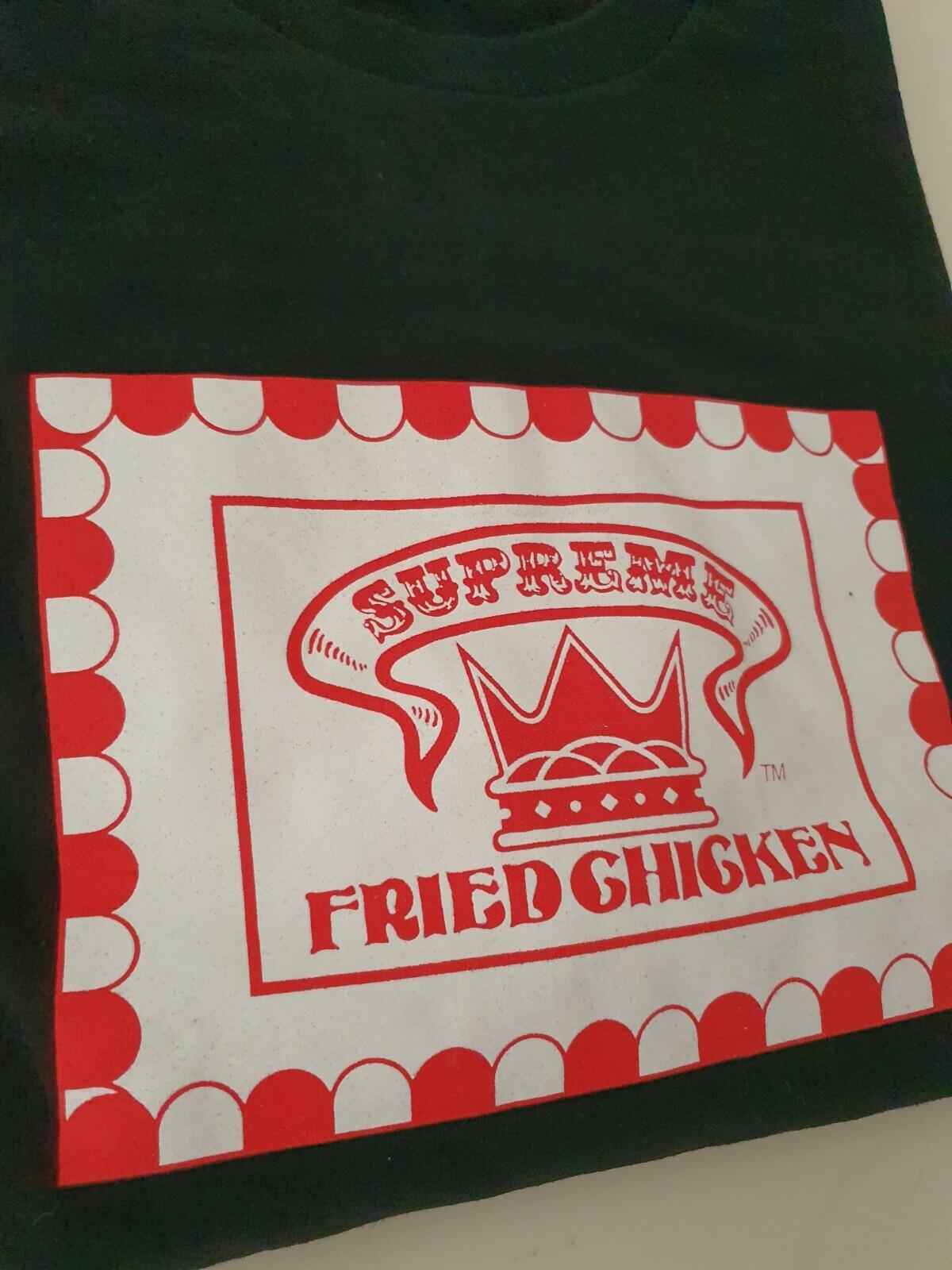 SS12 Supreme Fried Chicken Tee Black Size L
