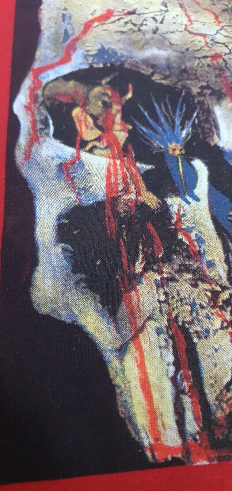 FW16 Supreme x Slayer South Of Heaven tee red M medium T-shirt