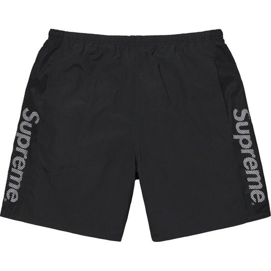 SS20 Supreme Malla Panel Bañador Negro Talla M