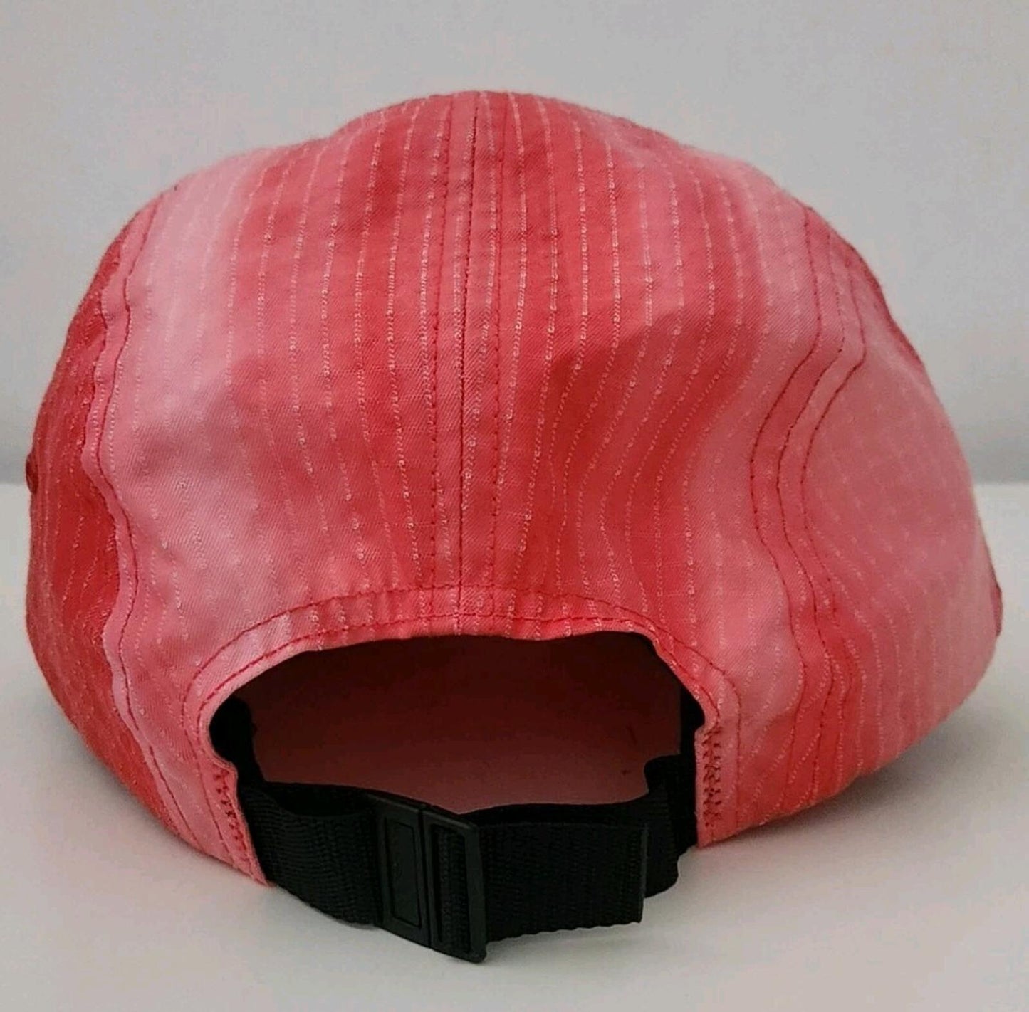 SS19 Supreme Tie Dye Ripstop camp cap Red hat box logo Worn 1x