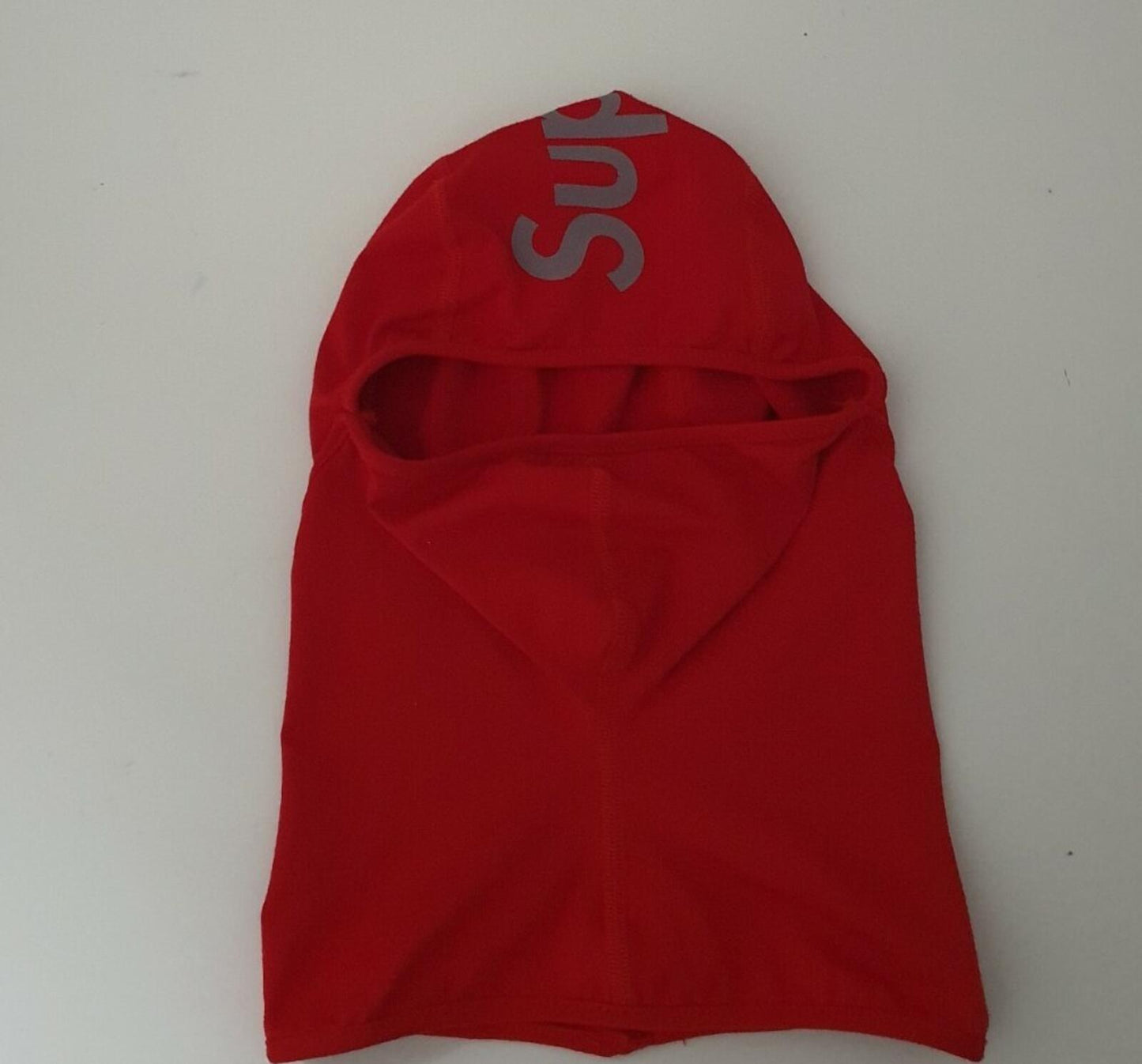 FW16 Supreme 3M Reflective Logo Balaclava red Accessory Red