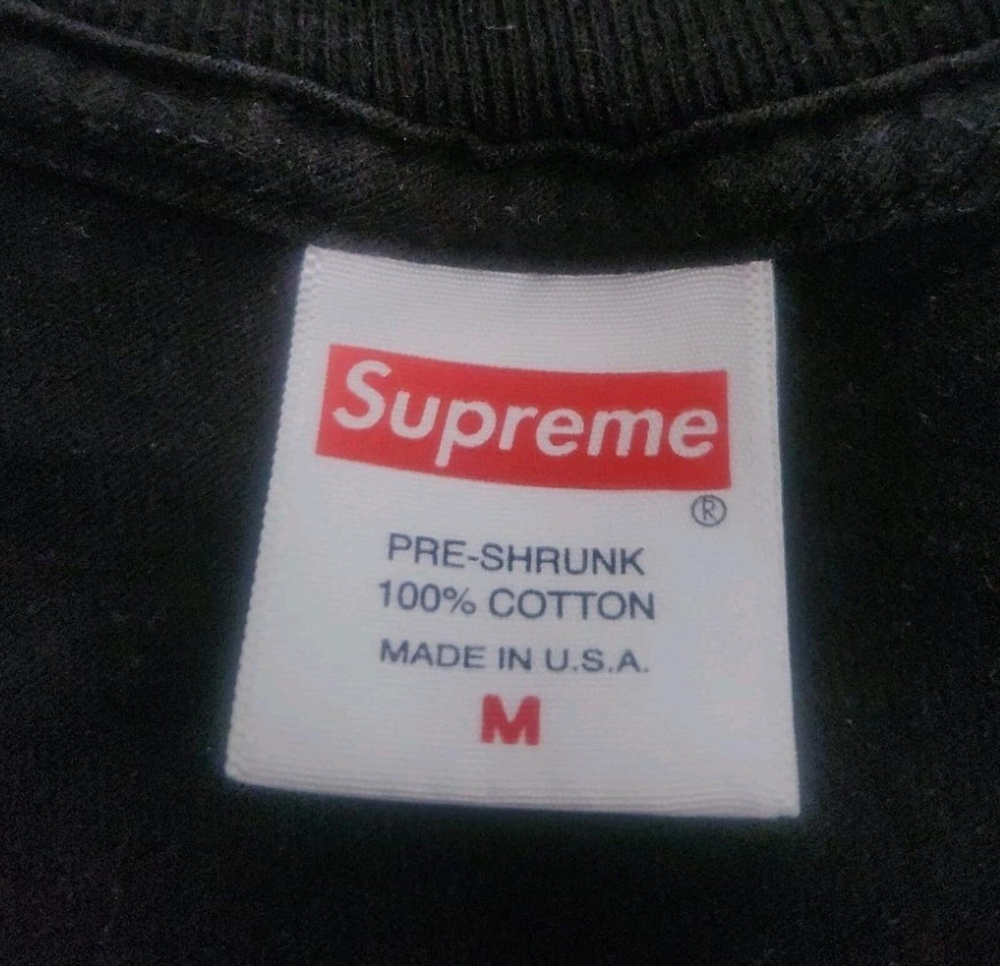 FW20 Supreme Classics Tee Negra Talla M