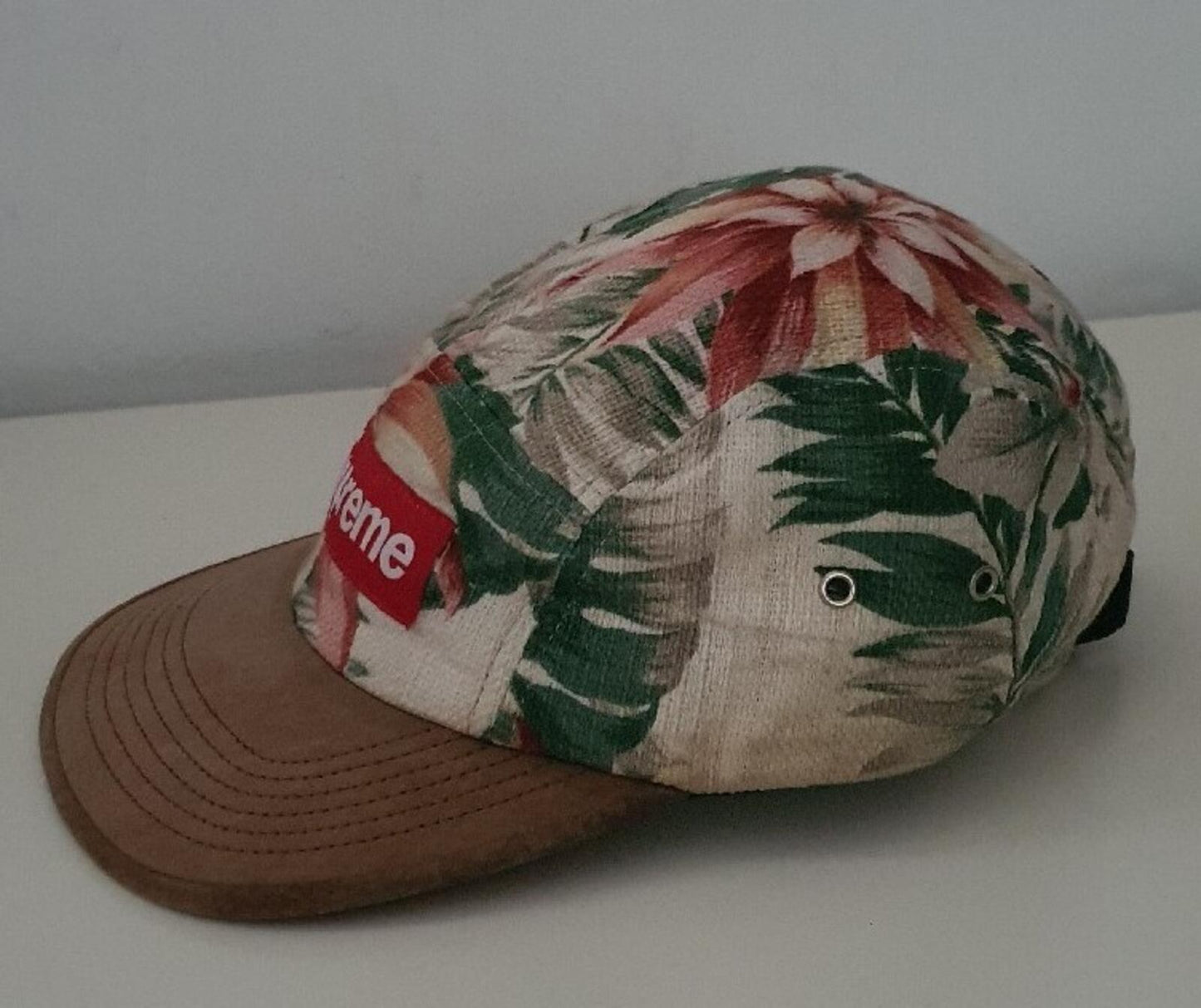 SS12 Supreme Floral Suede Camp Cap
