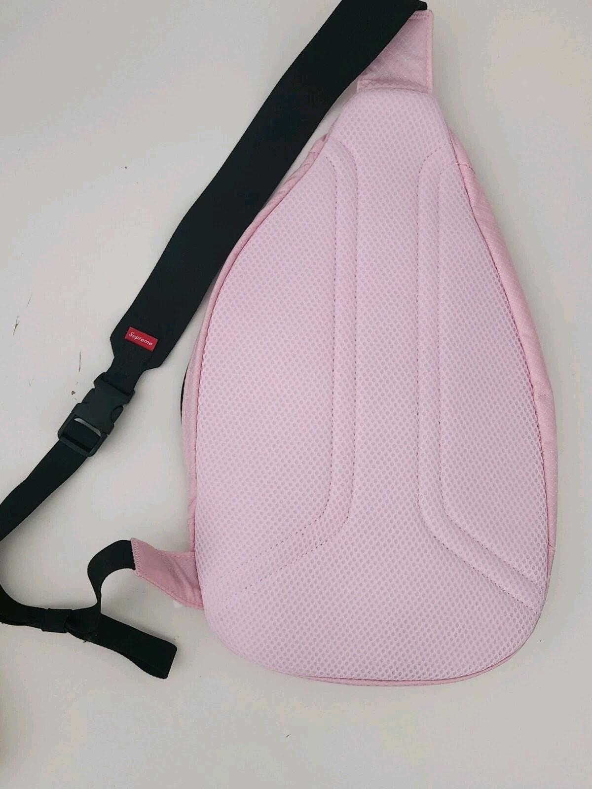 SS22 Supreme Sling Bag Pink Backpack Waist Shoulder Bag Water Resistant Used 1x