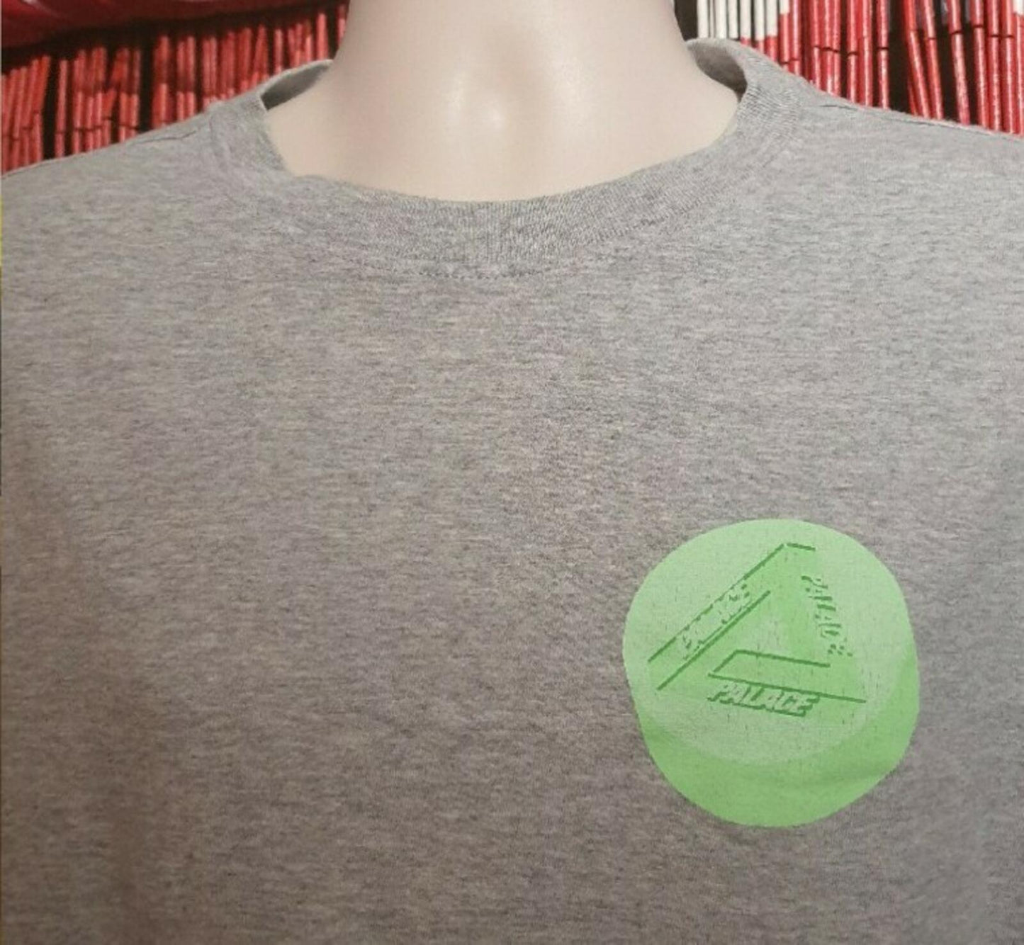 SS15 Palace Tablet Tee Heather Grey Size L