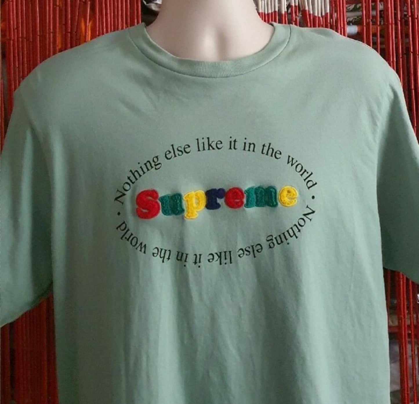 SS20 Supreme Nothing Else S/S Top Tee Dusty Teal Size M