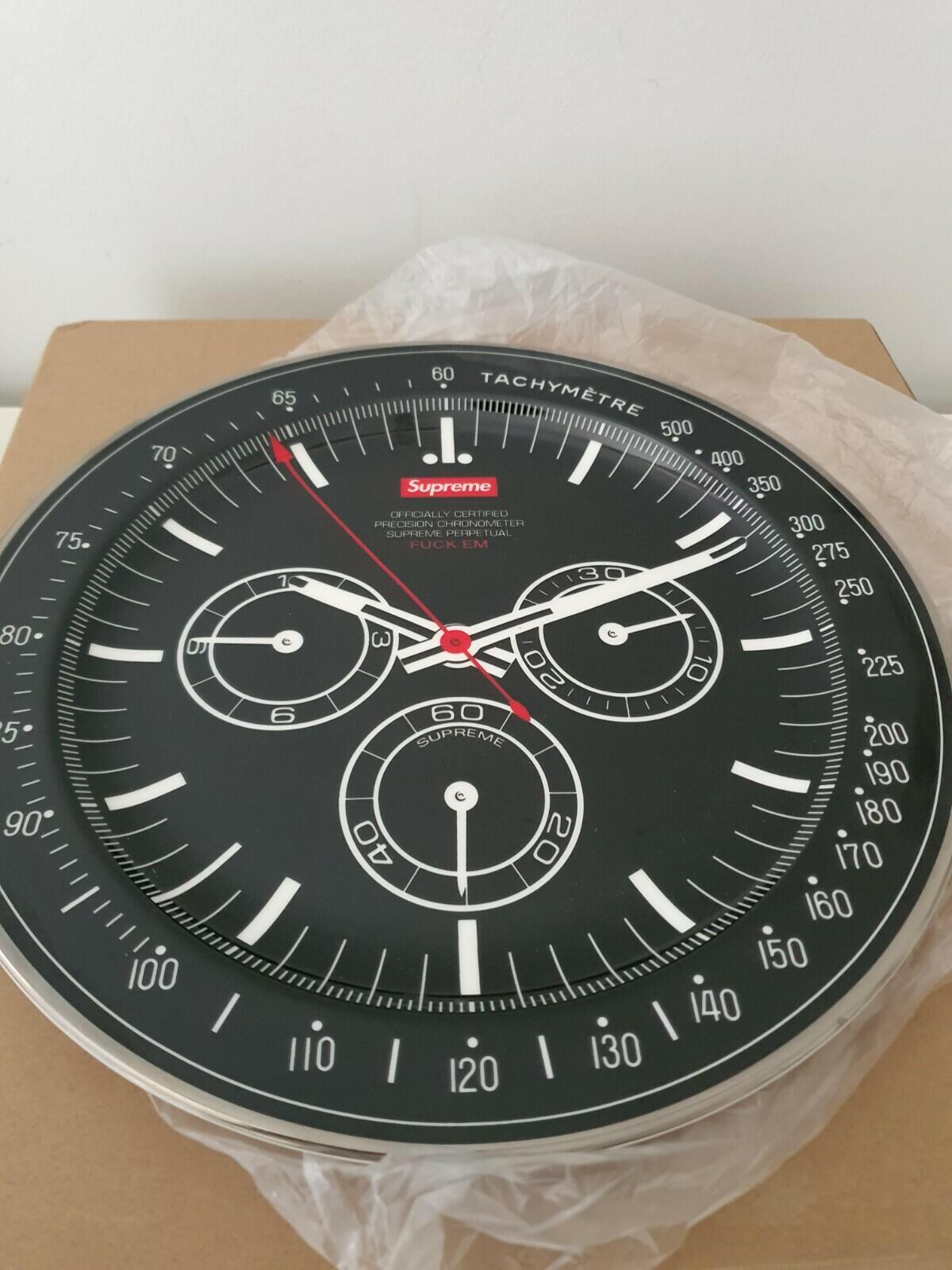 FW20 Supreme Watch porcelain plate black New in original packaging