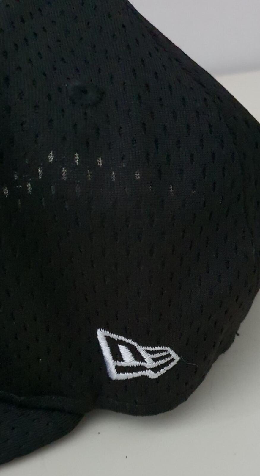 SS18 Supreme Mesh Box Logo New Era Kappe Schwarz Größe 7 1/2