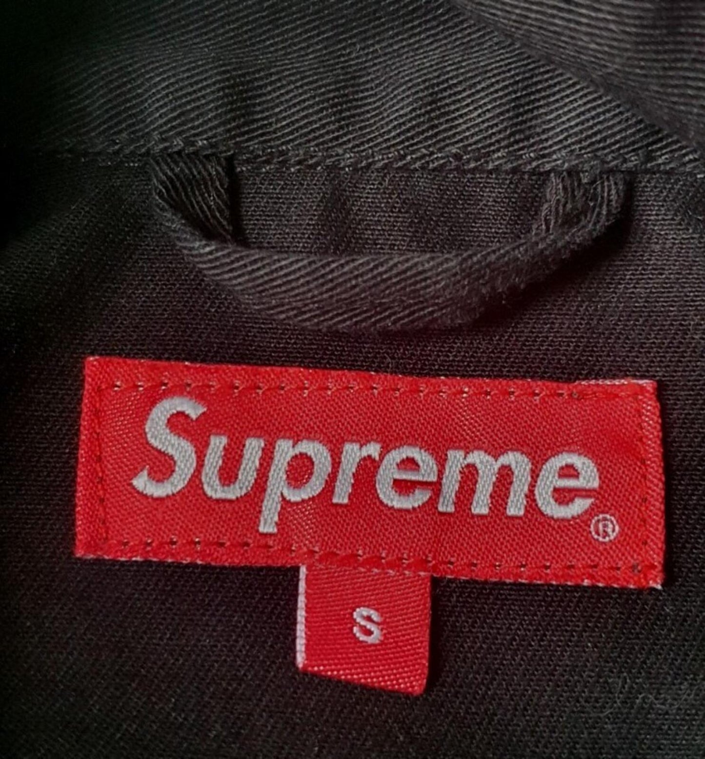 FW17 Supreme Chief Harrington Jacket Chenille Indian Black Size S
