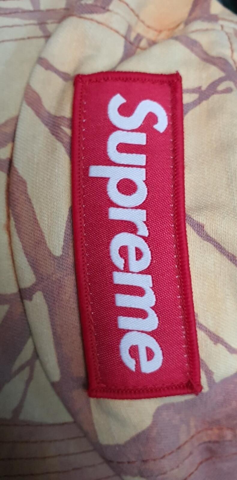 FW12 Supreme Tree Camo camp cap vintage hat from 2012 red box logo Very Rare