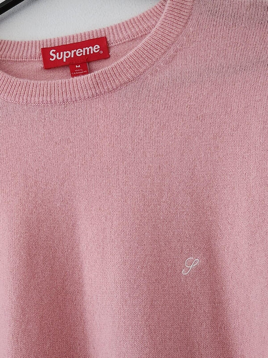 FW15 Supreme Cashmere PVP £228 Sudadera Rosa talla M Mediana