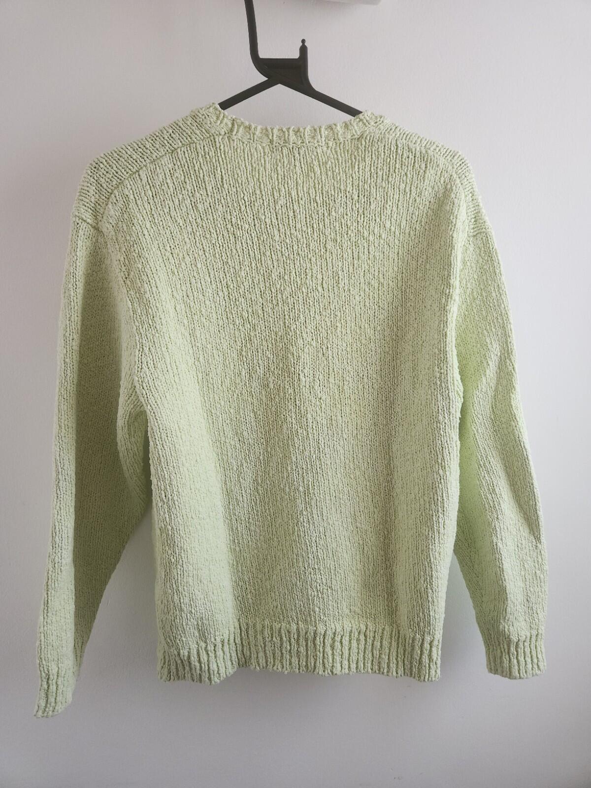 SS24 Supreme Boucle Small Box Sweater  Lime Size S