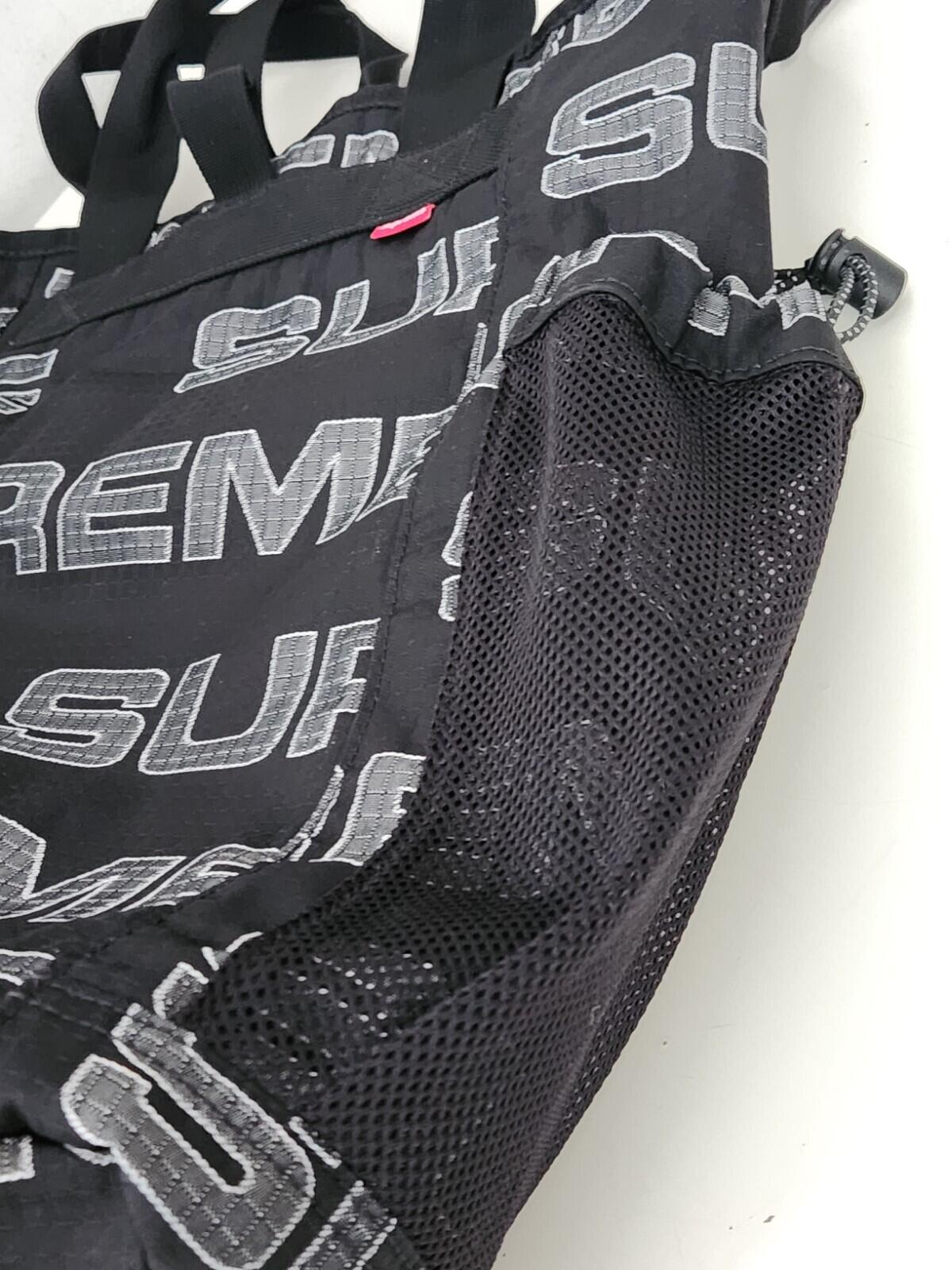 FW21 Supreme Utility Tote Black Bag Water Resistant Nylon