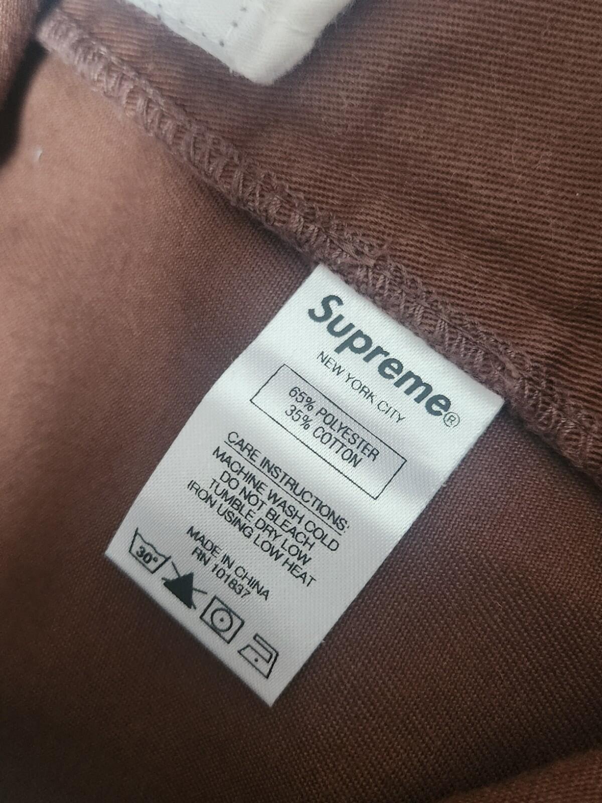 Pantalones cortos de trabajo Supreme SS19 talla 34, color café