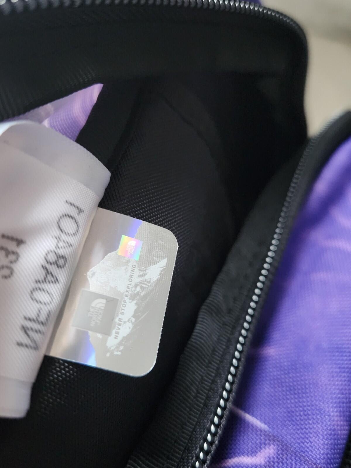 SS23 FW18 Supreme The North Face Tromple L'oeil Printed Borealis backpack Purple