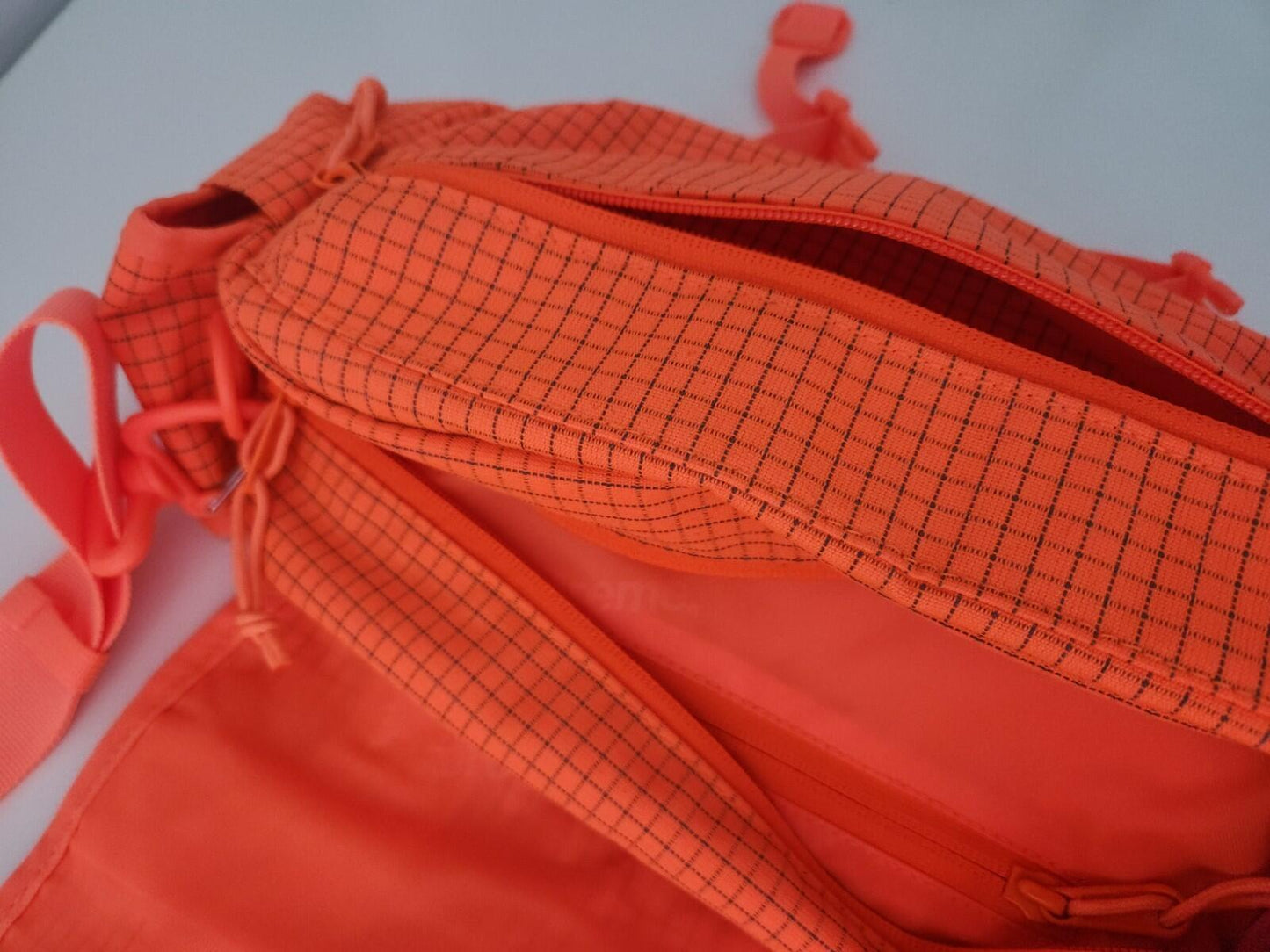 SS24 Supreme Mini Duffle Bag Water resistant 3M Reflective Orange Shoulder 5.5L