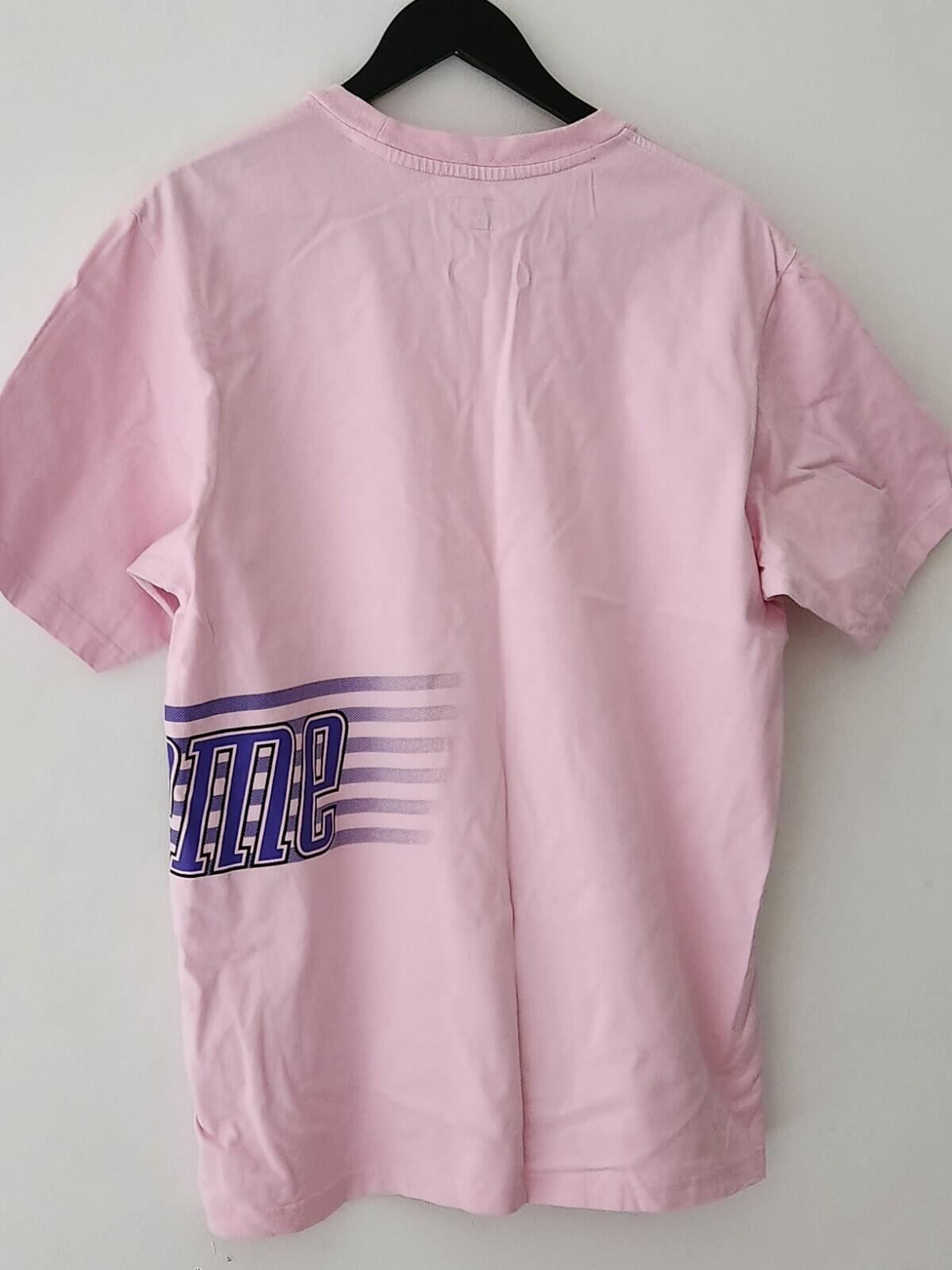 SS20 Supreme Side Logo S/S Top pink Tee M T-shirt Purple Logo