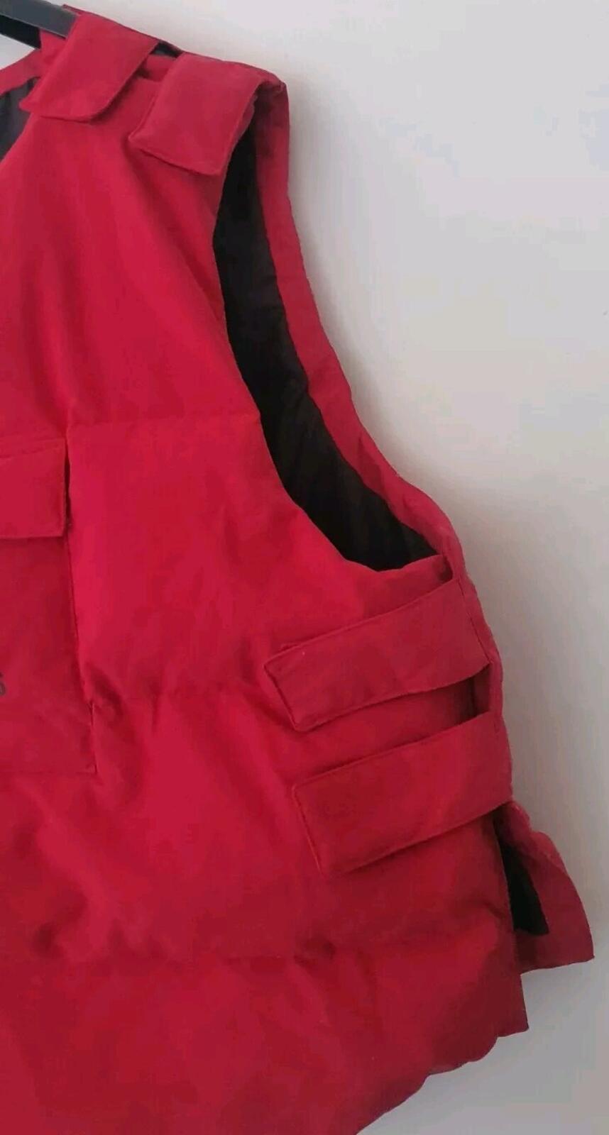 FW21 Supreme x WTAPS Tactical Down Vest Red Size L Water Resistant
