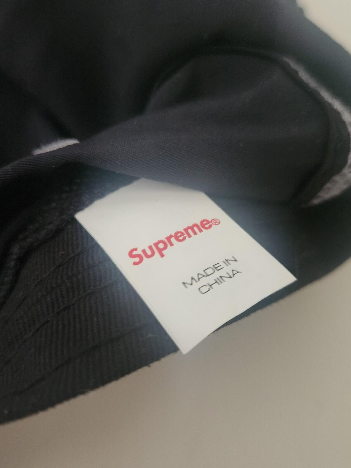 SS23 Supreme Reflective Stitch Camp Cap Hat Water Resistant