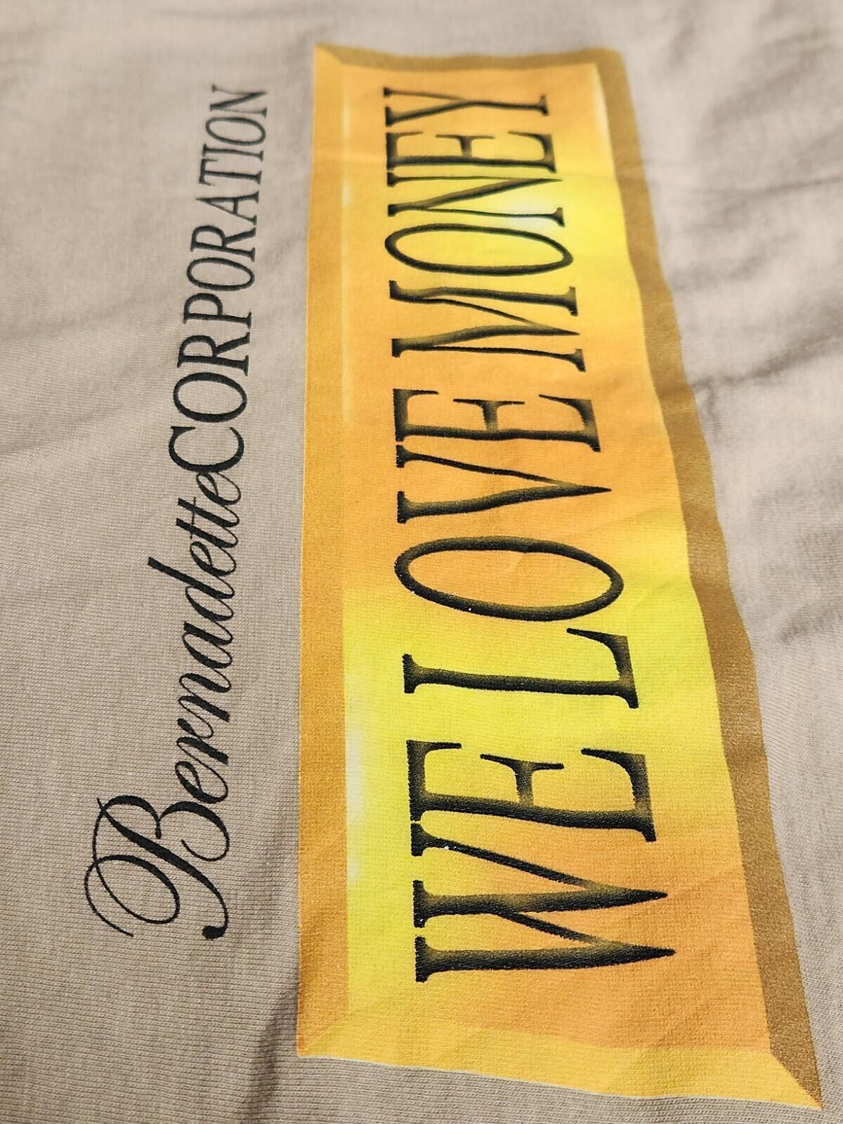 SS23 Supreme x Bernadette Corporation Money Tee Khaki T-shirt Size S Small