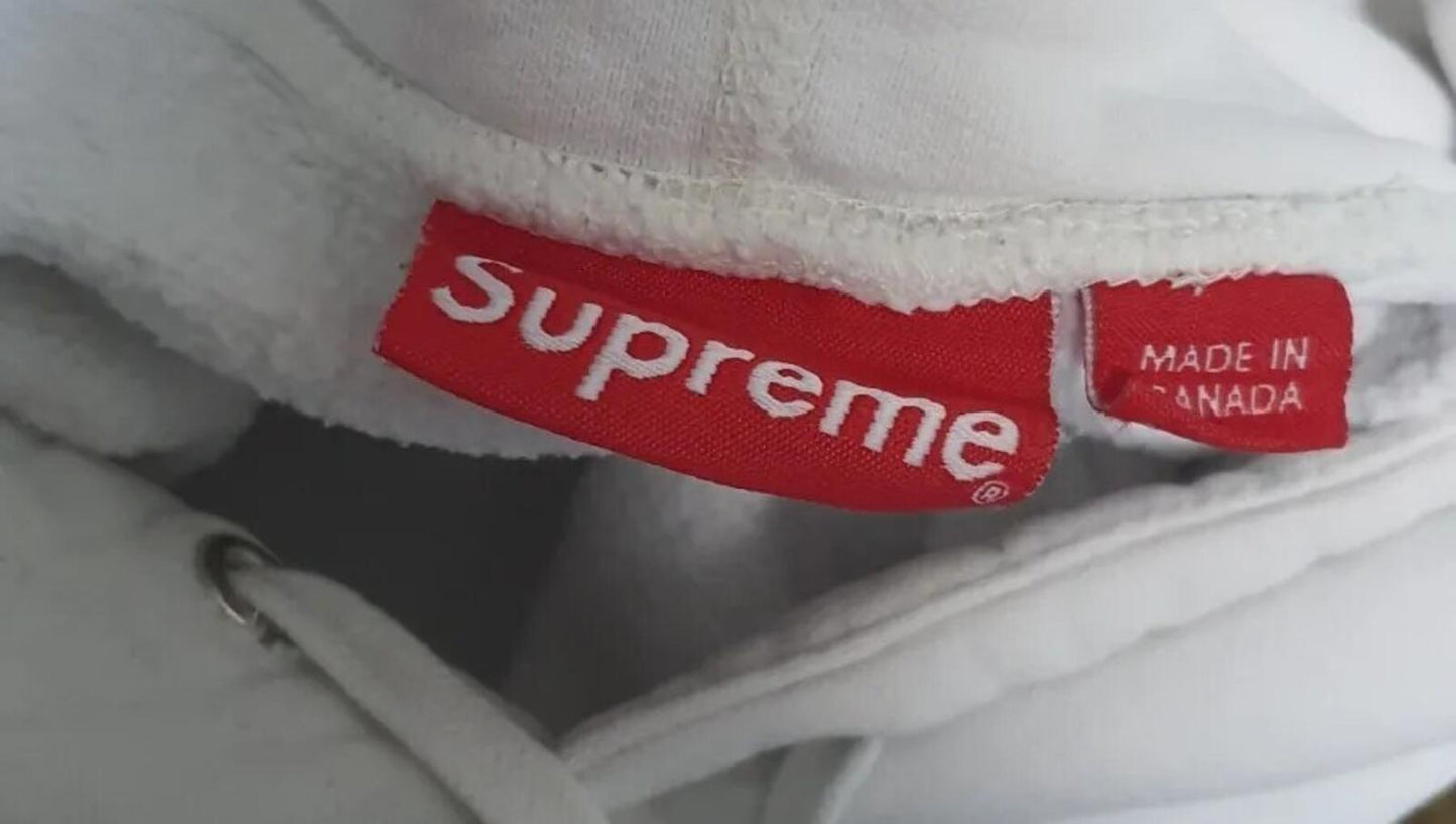 FW16 Supreme x Slayer Hooded Sweatshirt White Size L