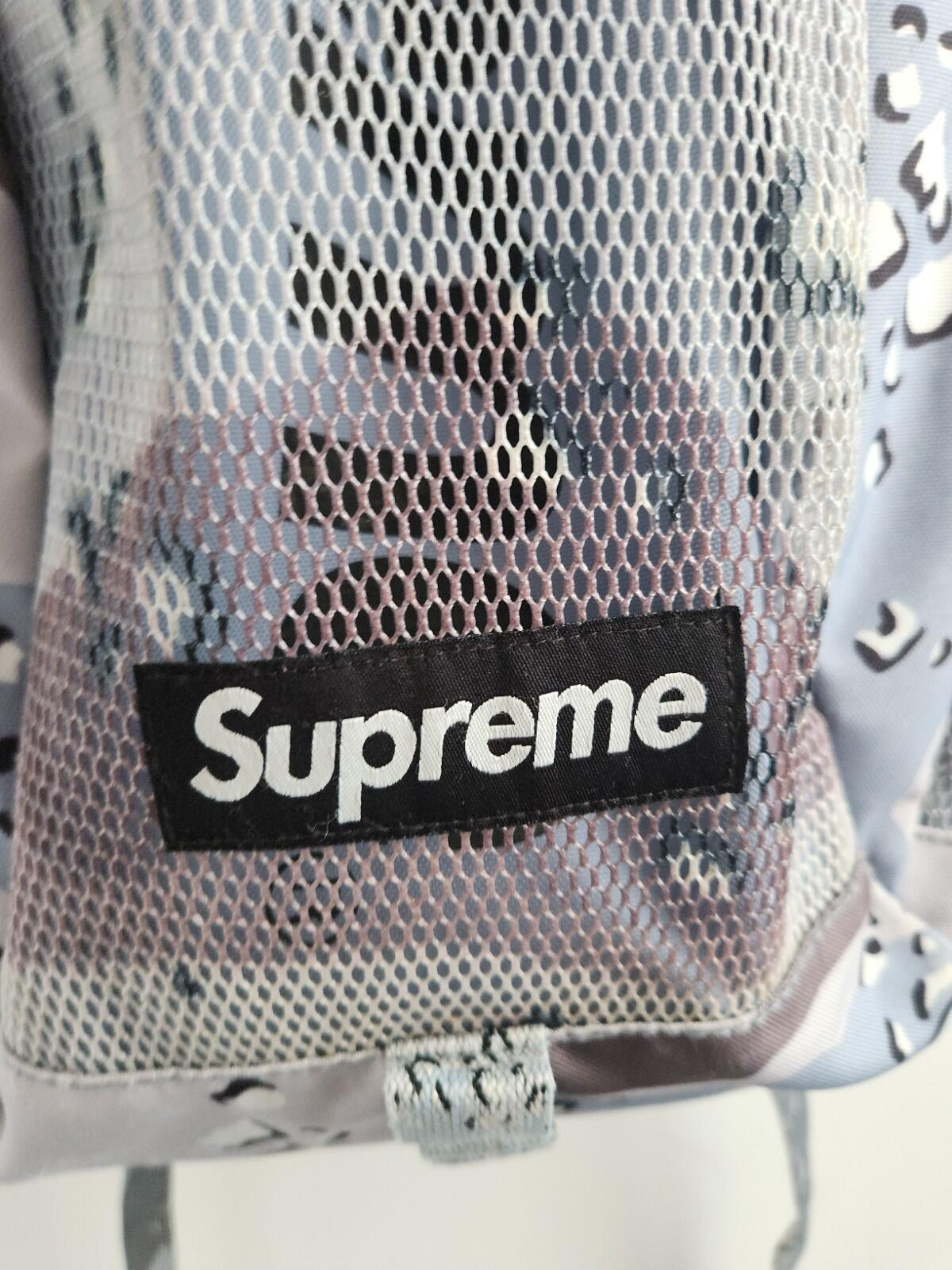 SS20 Supreme backpack Cordura Bag Mesh Blue Chocolate Chip Camo Rucksack