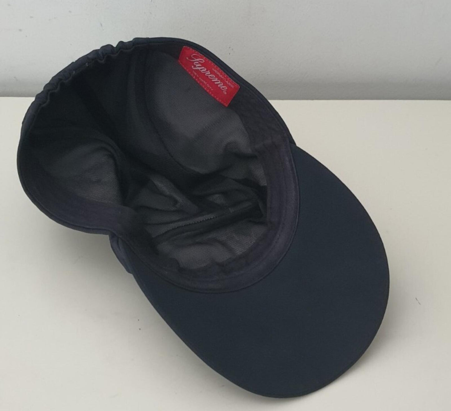 SS20 Supreme GORE-TEX Long Bill Camp Cap Hut schwarz wasserdicht Box Logo Größe M/L