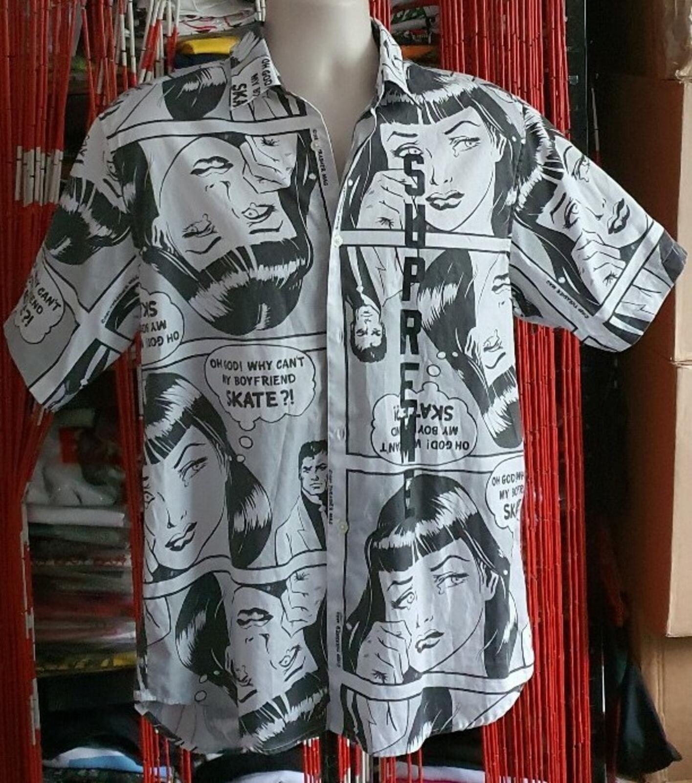 SS17 Supreme x Thrasher Boyfriend S/S Shirt White Size M