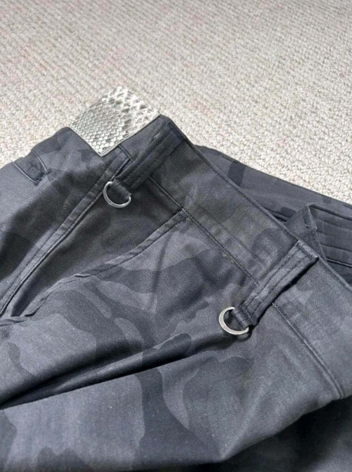 Uniform Experiment Trousers M Medium 2 Cotton Snake Skin Pants Japan Black Camo