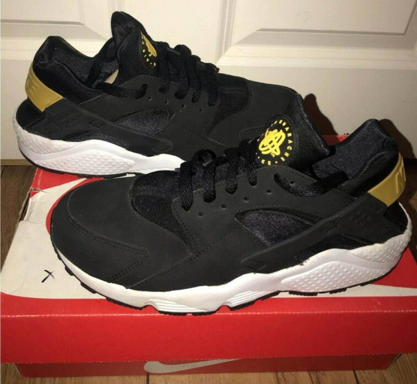 Nike 2013 Huarache Le Black Tour US 9.5 UK 8.5 EU 43