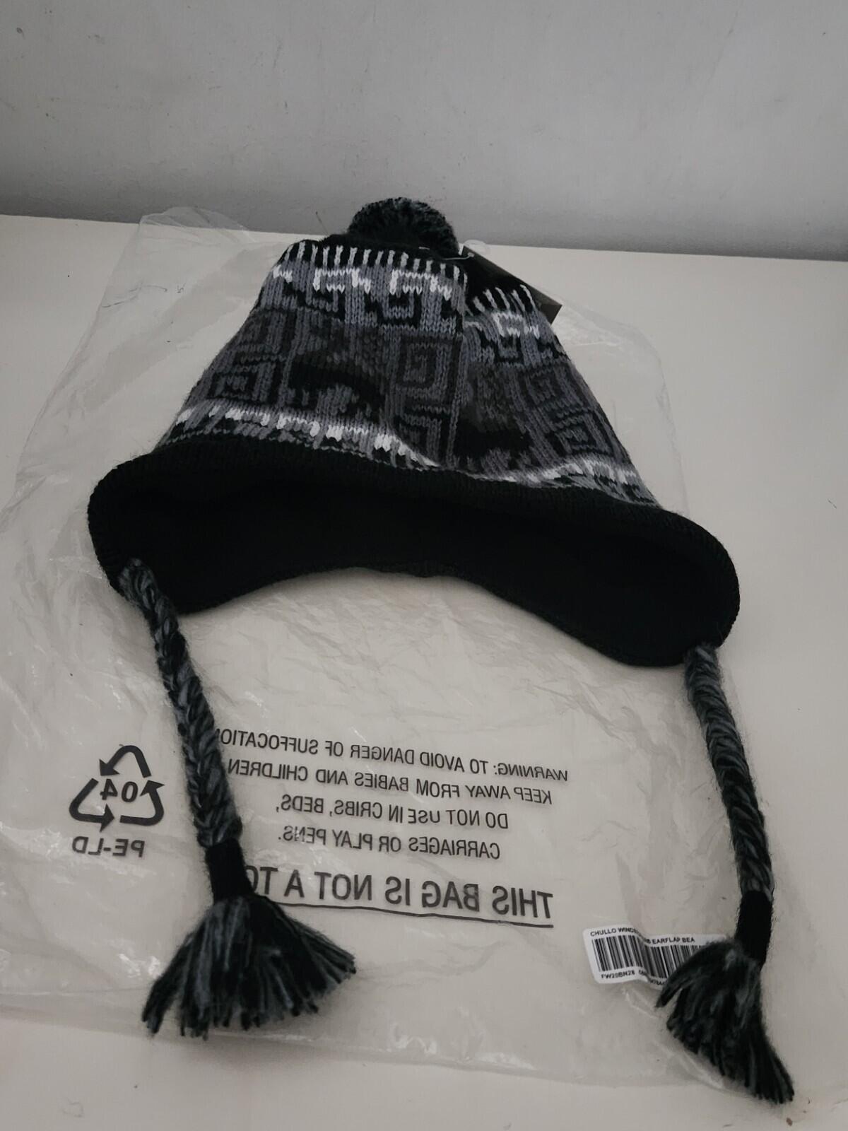 FW20 Supreme Chullo Windstopper Ohrenklappen-Beanie Schwarz GORE-TEX