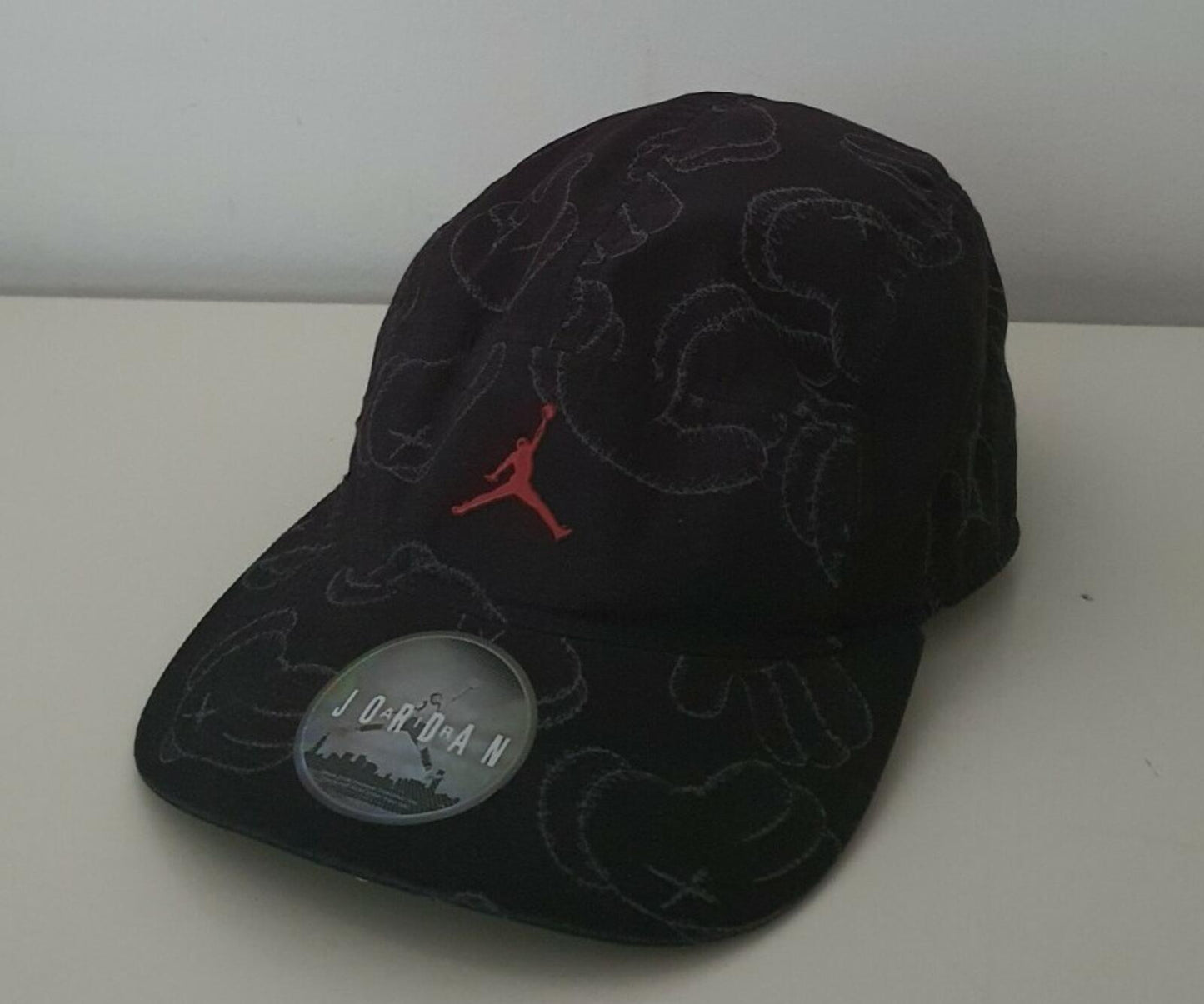 Gorra de 5 paneles SS17 Kaws x Jordan negra