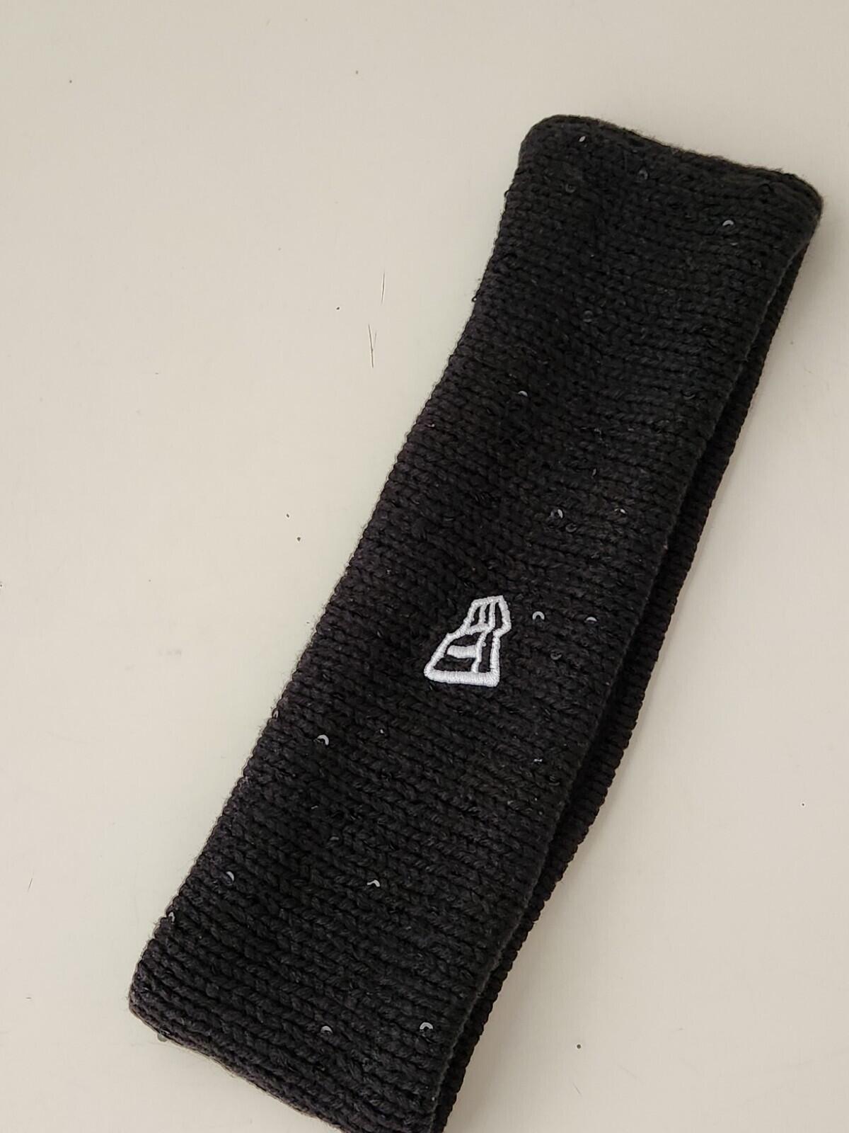 FW18 Supreme New Era Sequin Arc Logo Headband Black