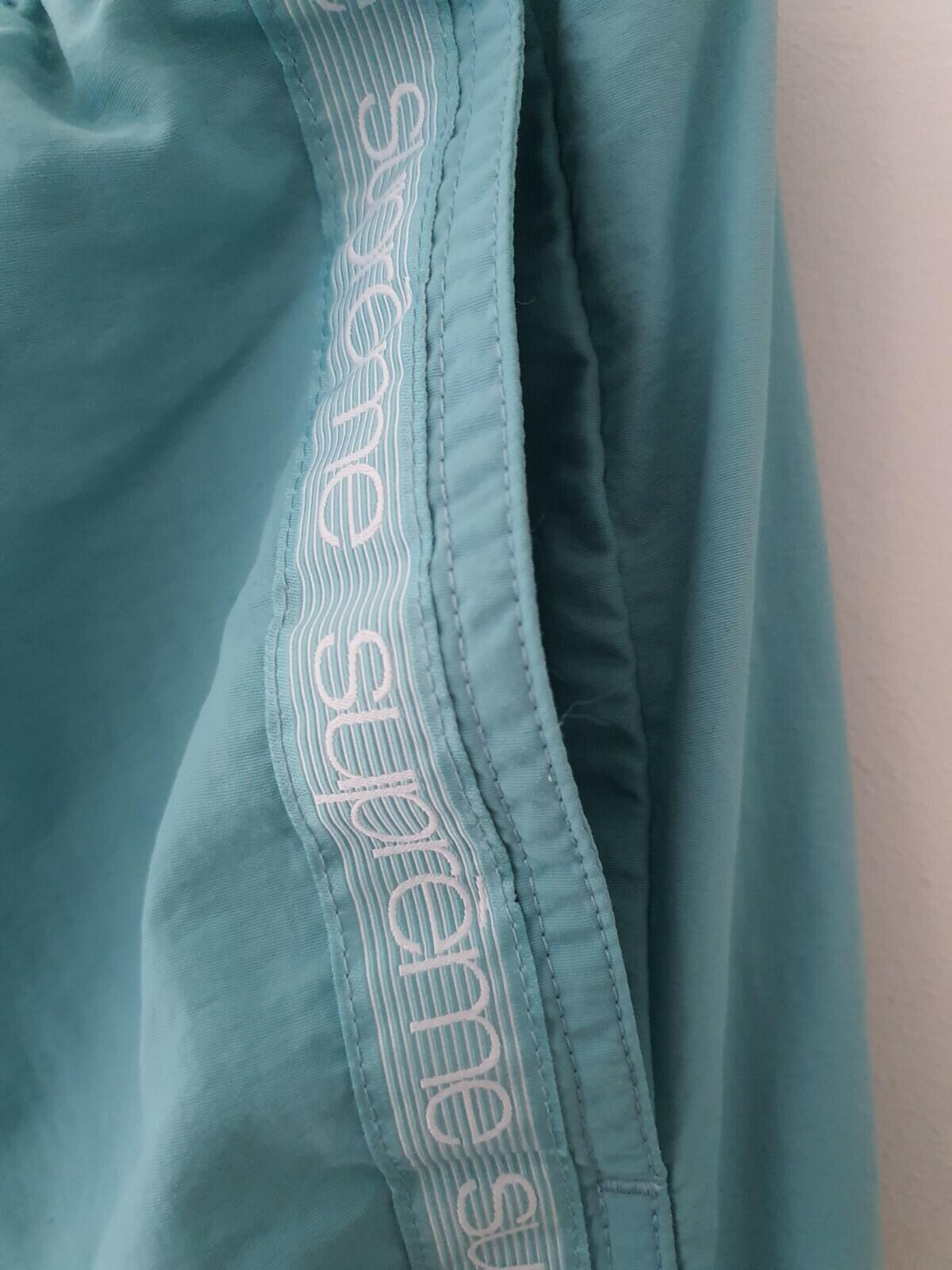 SS18 Supreme Tonal Taping Nylon Track Pant Pale Green Size L