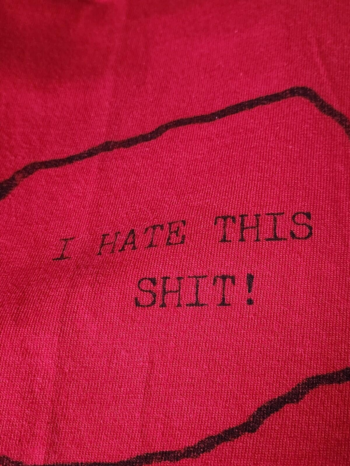 SS13 Supreme I hate this shi* red tee M Medium T-shirt