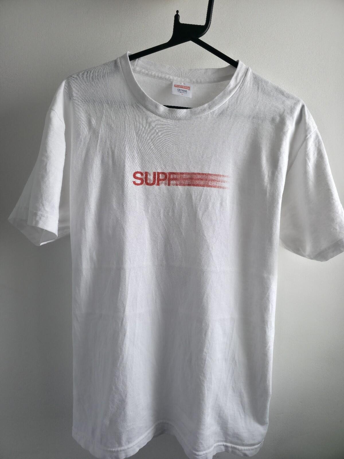 Camiseta SS16 Supreme Motion Blanca Talla L