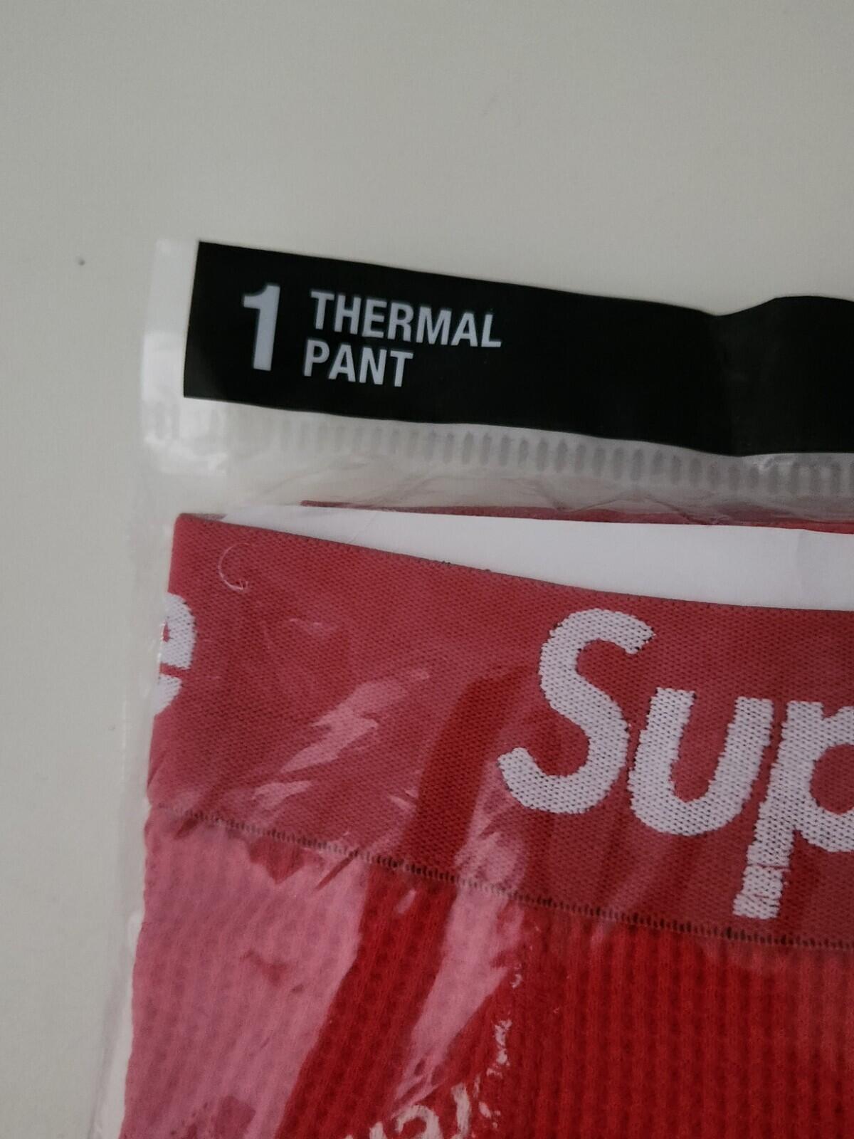 FW20 Supreme Hanes Thermal pant (1 pack) Red logos size M
