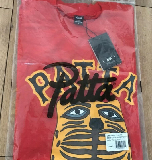 PATTA Liger Tee talla S pequeña Camiseta Poinciana Nueva con etiqueta 2018 Top