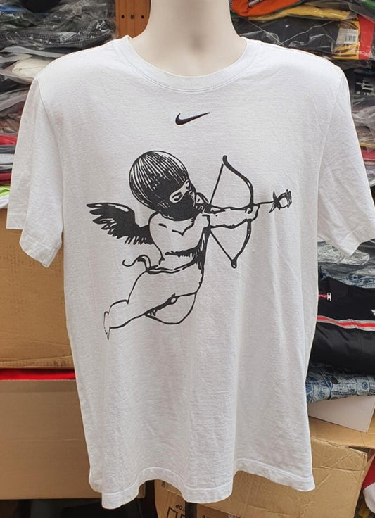 2020 NIKE x Drake Certified Lover Boy Cherub T-Shirt Größe L groß weißes T-Shirt