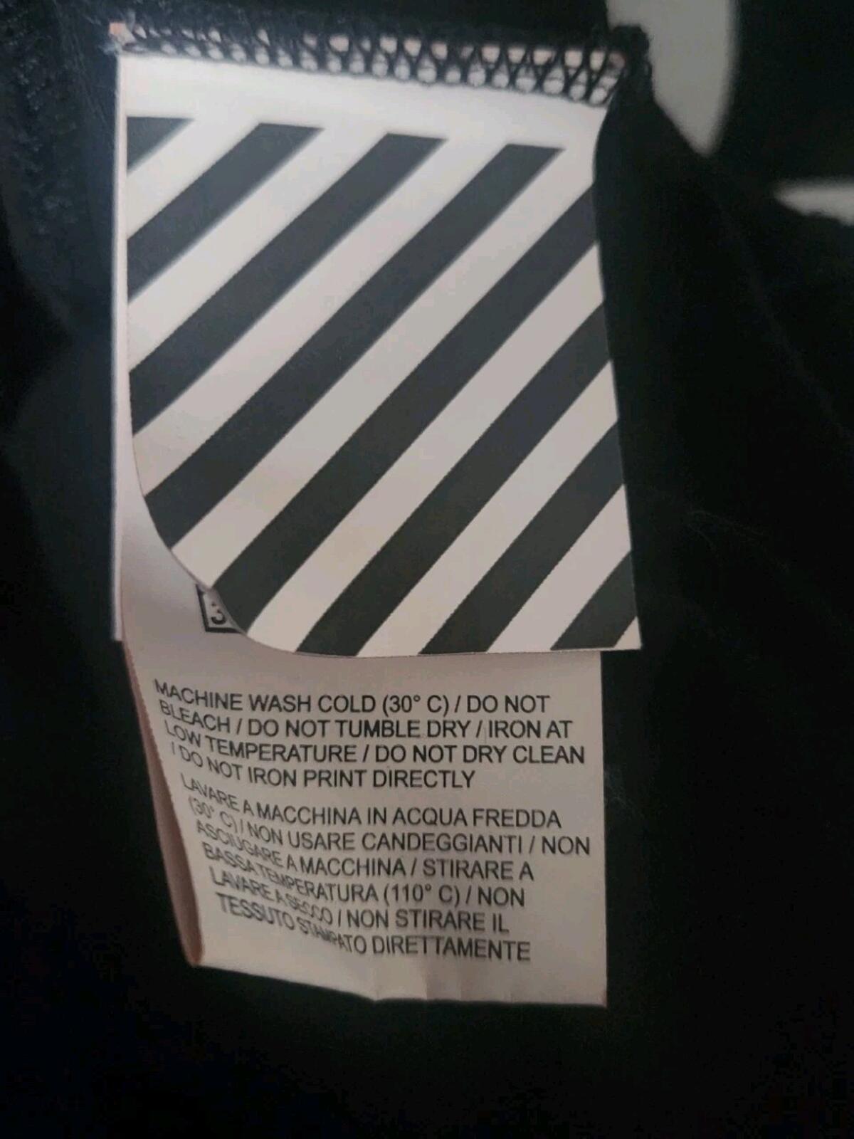 Off-White Caravaggio Tee Black Size M