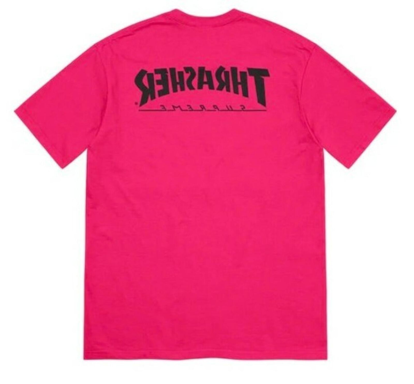 FW21 Supreme x Thrasher Game T-Shirt Hot Pink S Small Neu und ungeöffnet