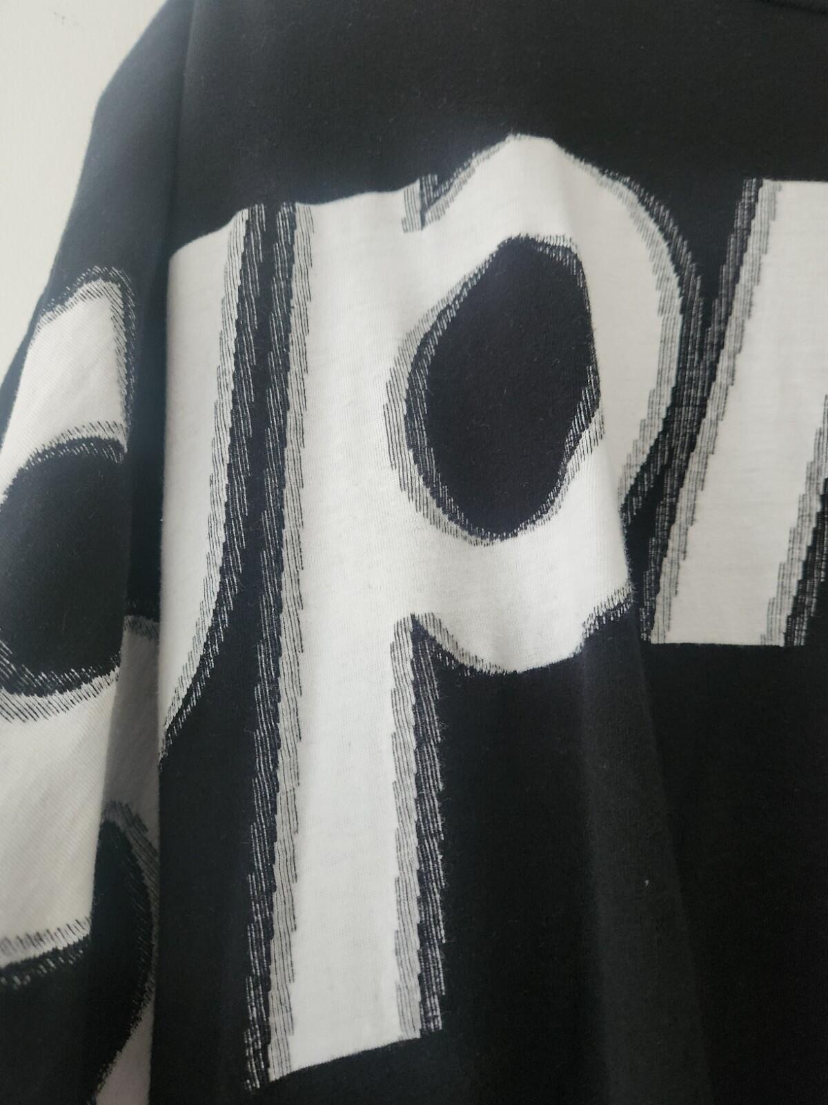 FW22 Supreme Intarsia S/S Top tee size M Medium Black T-Shirt
