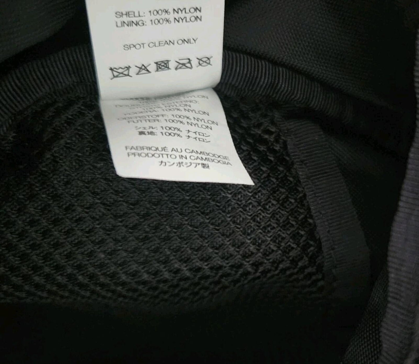 SS22 Supreme side bag black Shoulder Water resistant Water bottle Nalgene 500 ml
