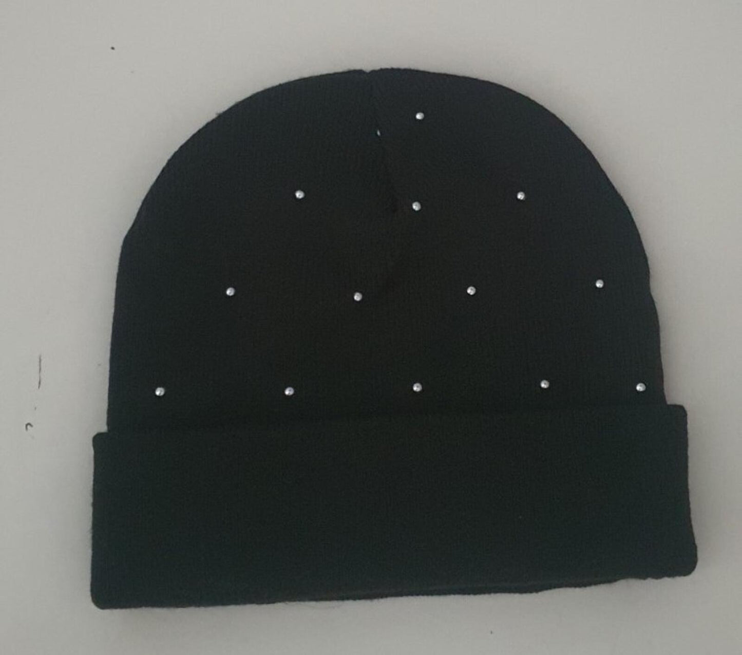 FW18 Supreme Studded Beanie Black Hat