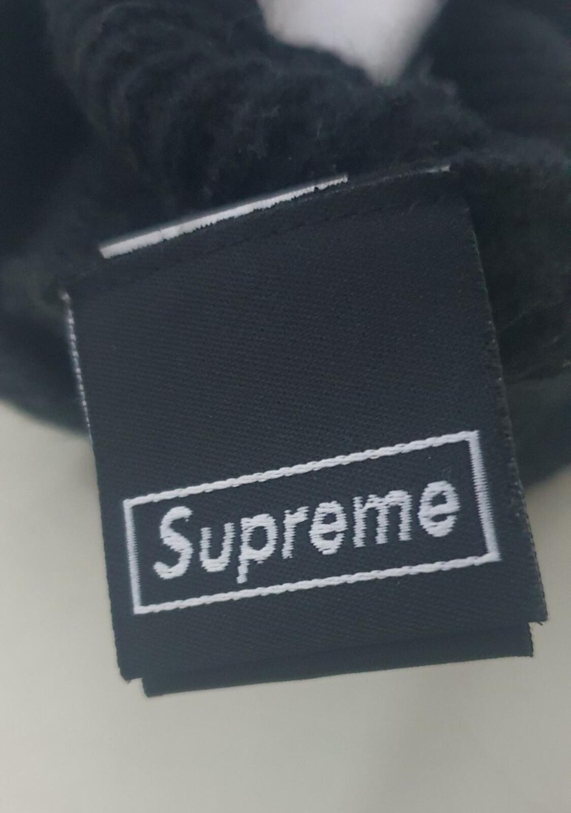 FW20 Supreme New Era Balaclava Black White Jacquard Logo Embroidery