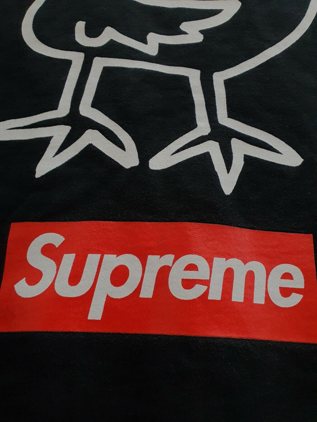 SS09 Supreme x Malcolm McLaren Keith Haring hooded sweatshirt vintage XL hoodie