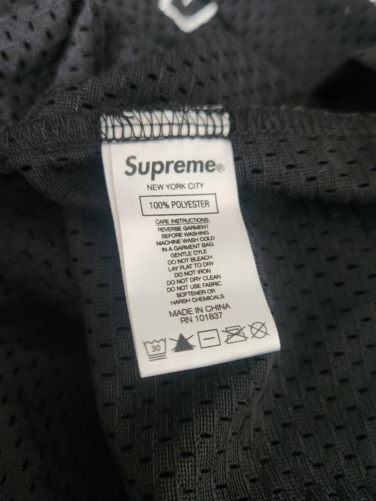 Camiseta de baloncesto sin mangas Supreme Rhinestone SS19 talla M color negro